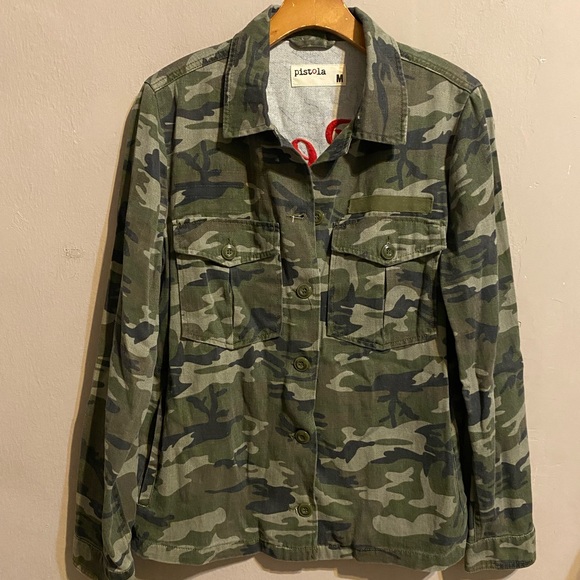 Nasty Gal Pistola Real Friends Camouflage Jacket - Picture 4 of 9